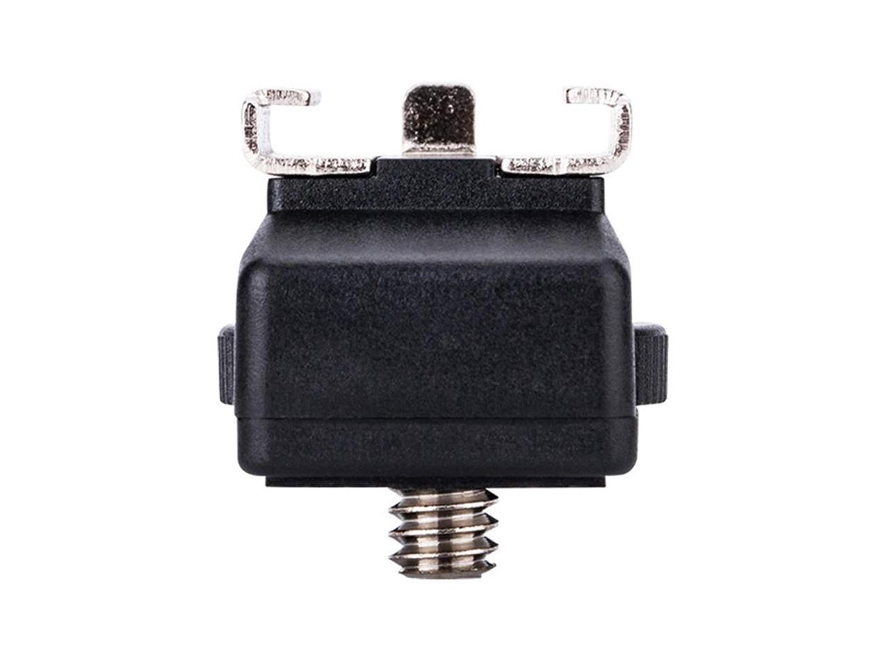 JJC Plug Hot Shoe Adapter 1/4 20 Thread with Lock and Cold Flash
