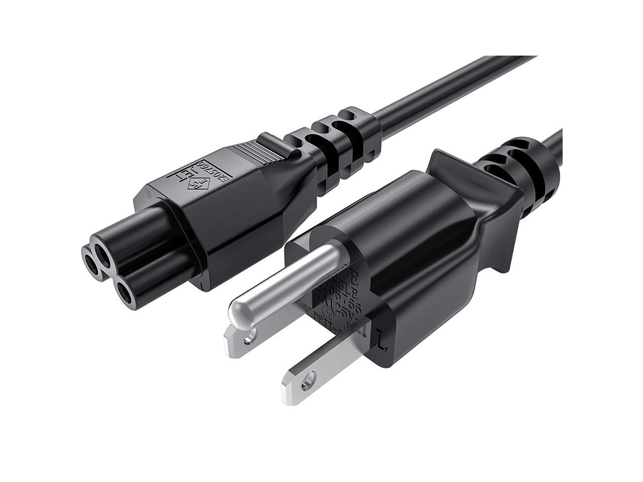 TV Power Cord, Ancable 6Feet 3 Prong Replacement AC Laptop Power Cord