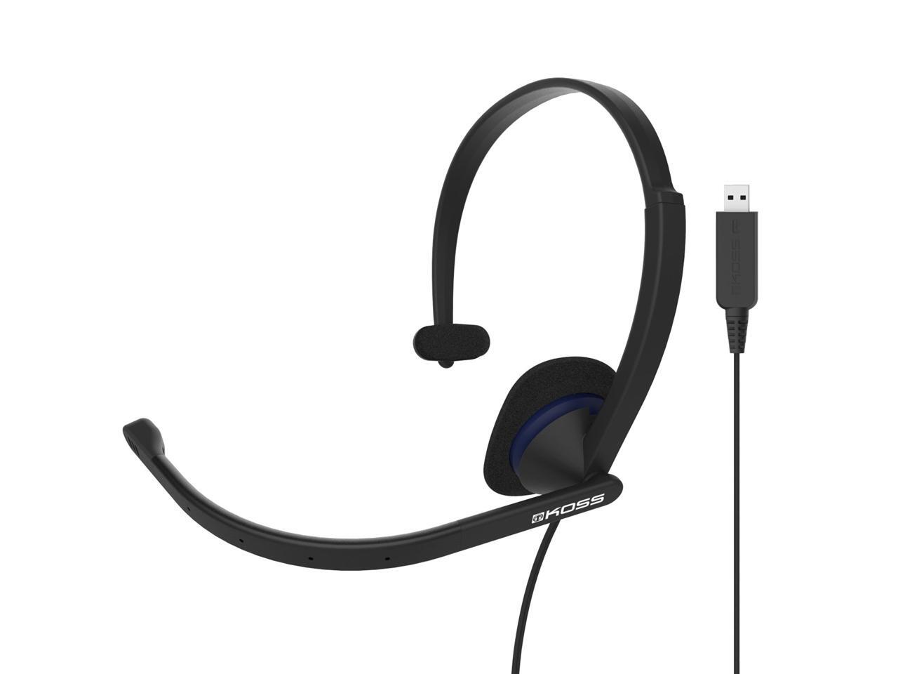 Koss CS195 USB SingleSided OnEar Communication Headset, Noise