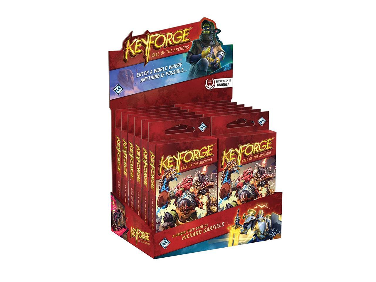 12 for sale online Fantasy Flight Games Keyforge Call of the Archons Deck Display 