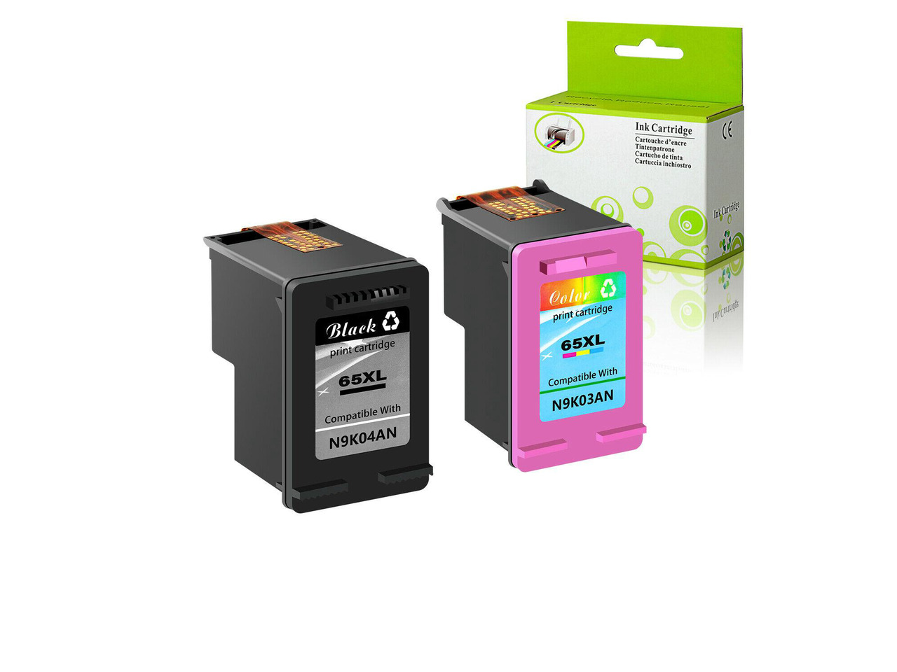 Compatible with HP 65XL Deskjet 2620 