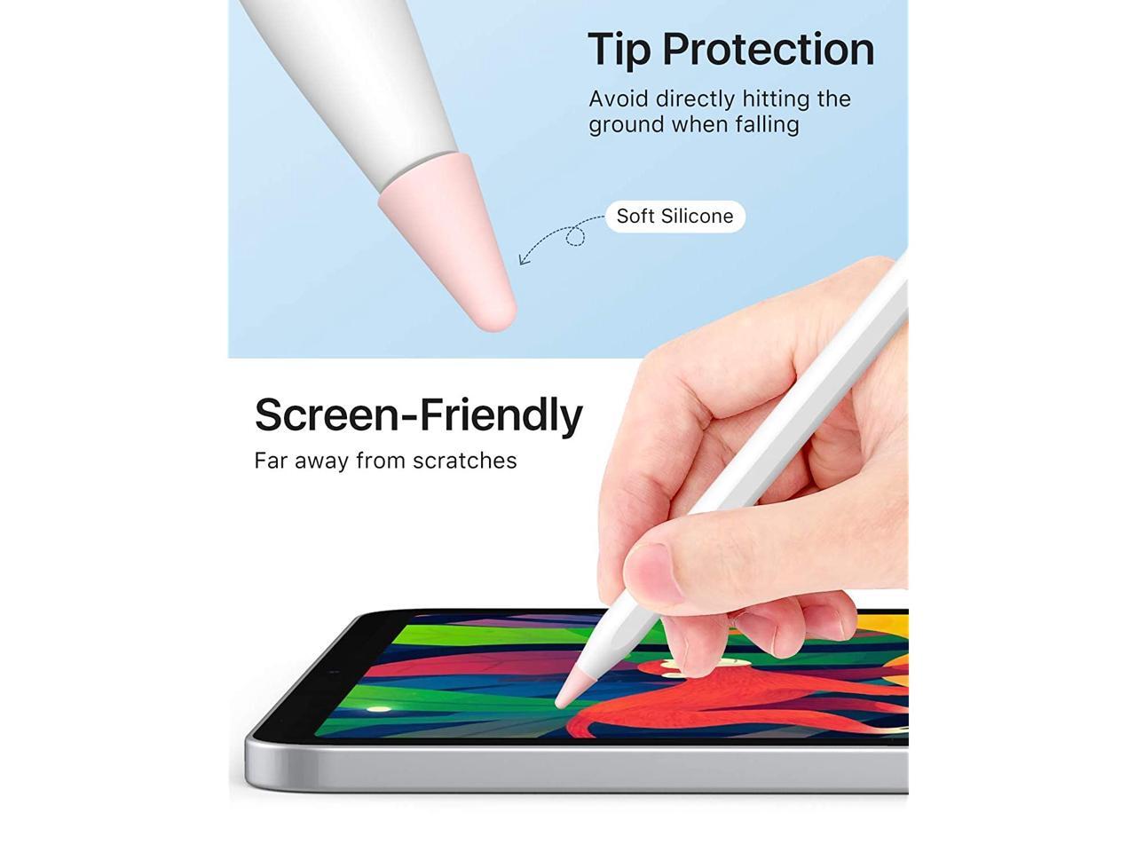 MoKo [Bundle 1] 10 Pack Pencil Tips Cover Fit iPad Pencil and 2 Pack