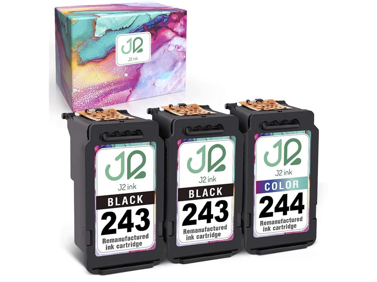 Ink Cartridge Replacement For 3 Pack Canon Pg-243 Cl-244 Ink Pg-245Xl  Cl-246Xl Compatible To Tr4520 Mx492 Mg2520 Mg2922 Ts302 And Ts202 Printers