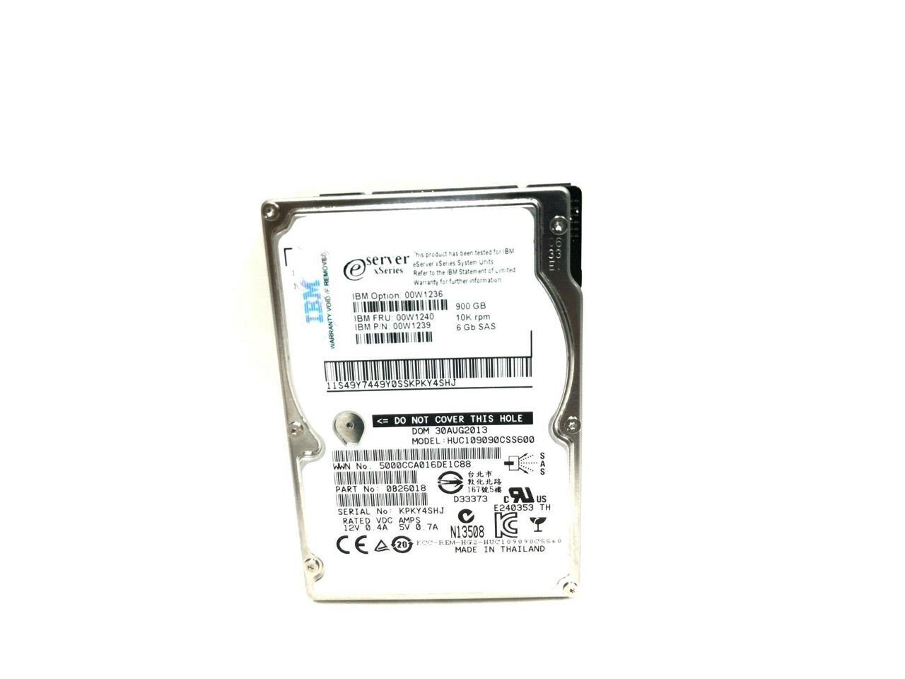 W4K81 DELL 900GB 10K 6G 2.5INCH SAS HDD P W4K81 DELL 900GB 10K 6G 2.5INCH SAS HDD P