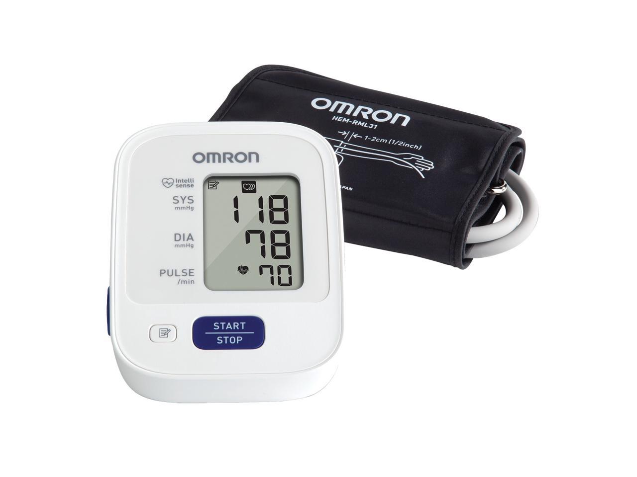 Omron 3 Series Upper Arm Digital Home Blood Pressure Monitor BP7100 ...