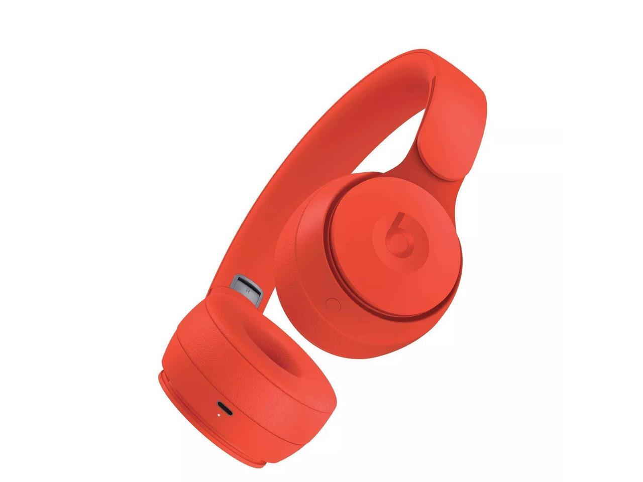 Beats by Dr. Dre Solo Pro Wireless Noise Cancelling Headphones More Matte Collection Red