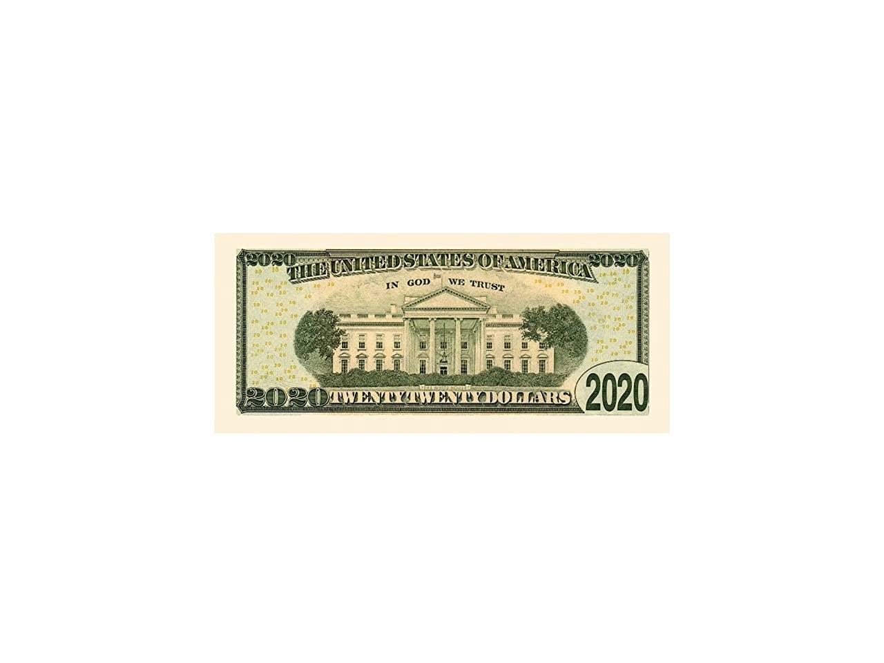 Set of 10 10 Donald Trump 2020 Re-Election Presidential Dollar Bill. 