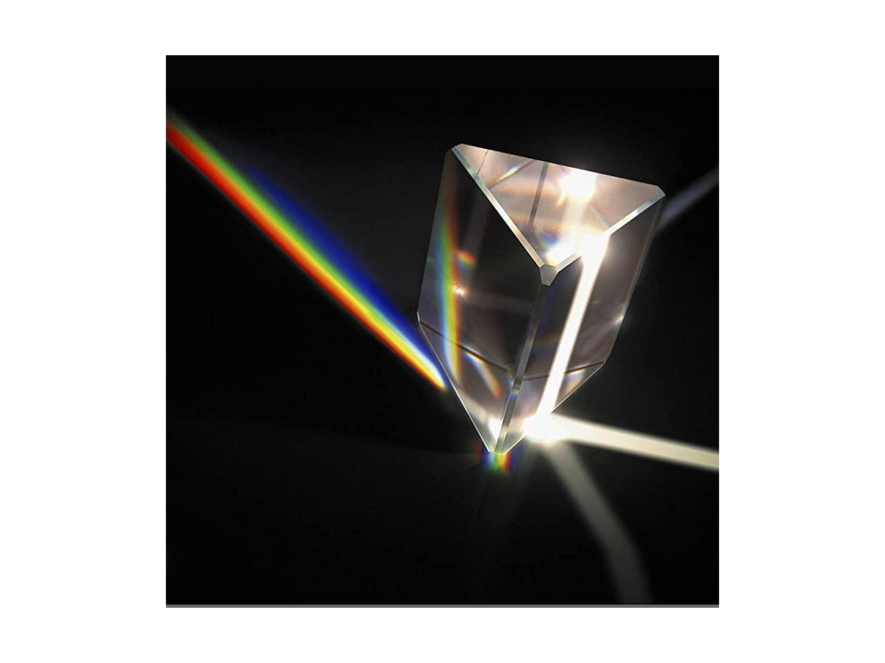 2 2 inch Crystal Optical Glass Triangular Prism Refractor Crystal Glass