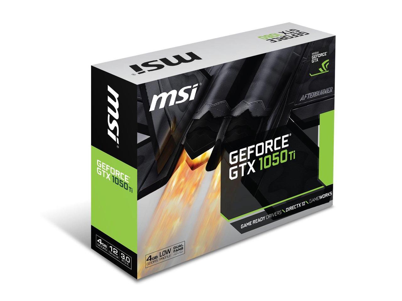 Secretary Quote Unpleasantly MSI Low Profile Compatible Graphics Cards GeForce GTX 1050 Ti 4GT LP -  Newegg.com