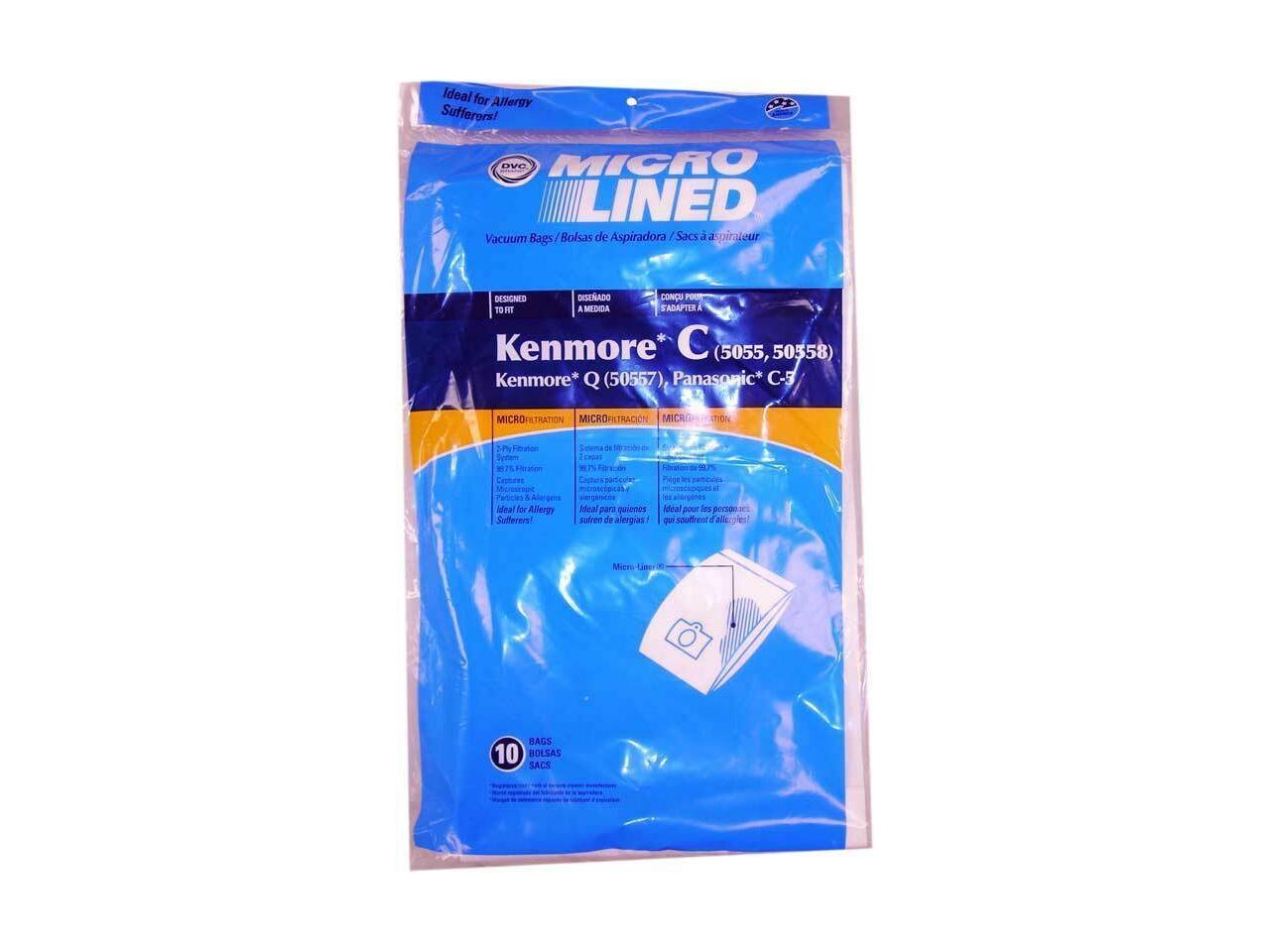 10 For Kenmore Vacuum Cleaner Bags 5055 50557 50558 C 