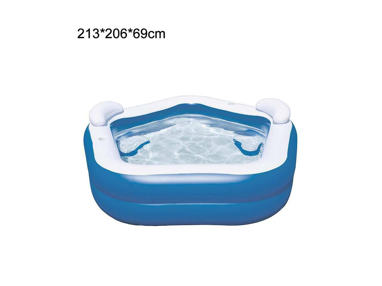 inflatable pool for adults with seats