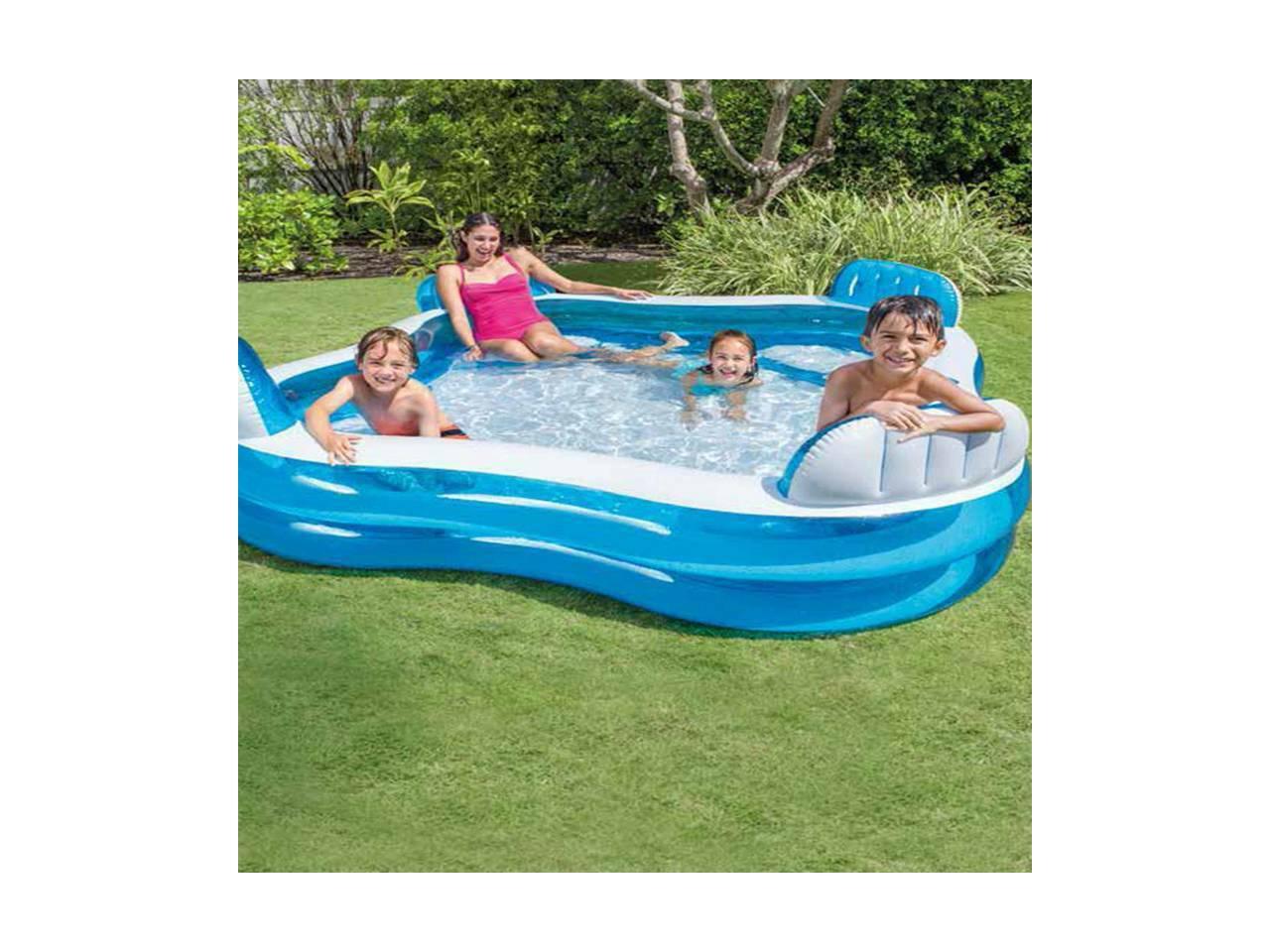 paddling pool with seats