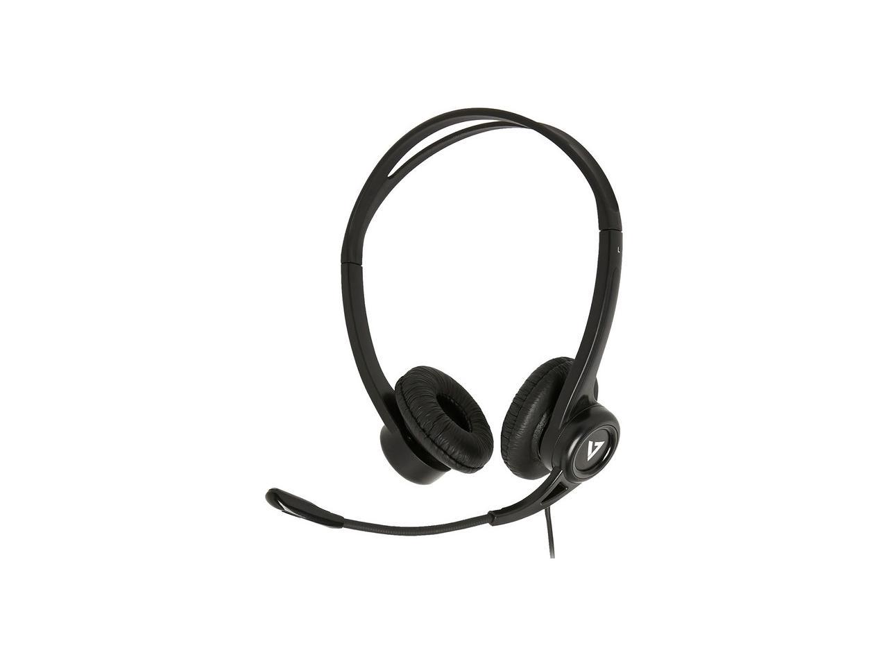 V7 AUDIO HU311-2NP ESSENTIALS USB HEADSET W/MIC - Newegg.com