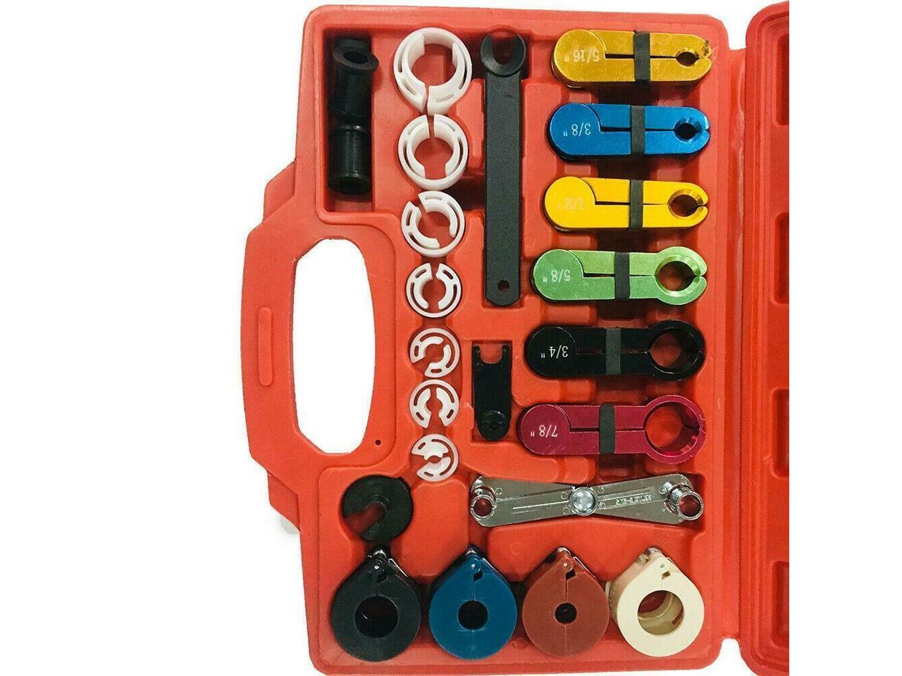 22 x Deluxe A/C Fuel Transmission Line Disconnect Tool KIT Fit For Ford