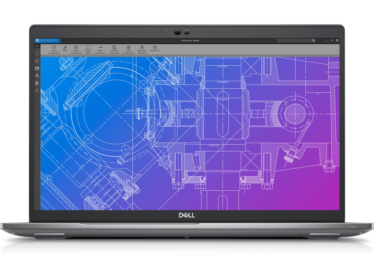 Refurbished: Dell Precision 3570 Workstation Laptop (2022) | 15.6" 1366x768 HD | Core i5 - 1235U - 512GB SSD Hard Drive - 16GB RAM - Nvidia Quadro T550 | 10 cores @ 4.4 GHz - 4GB GDDR6 Win 10 Pro Silver