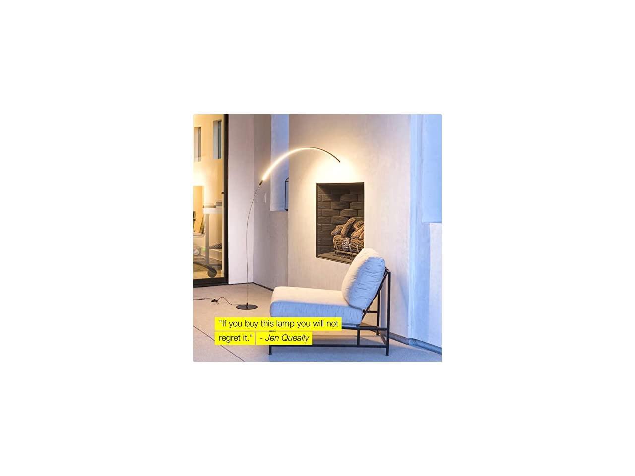 Sparq Hanging, LED Arc Floor Lamp Over The Couch, Contemporary