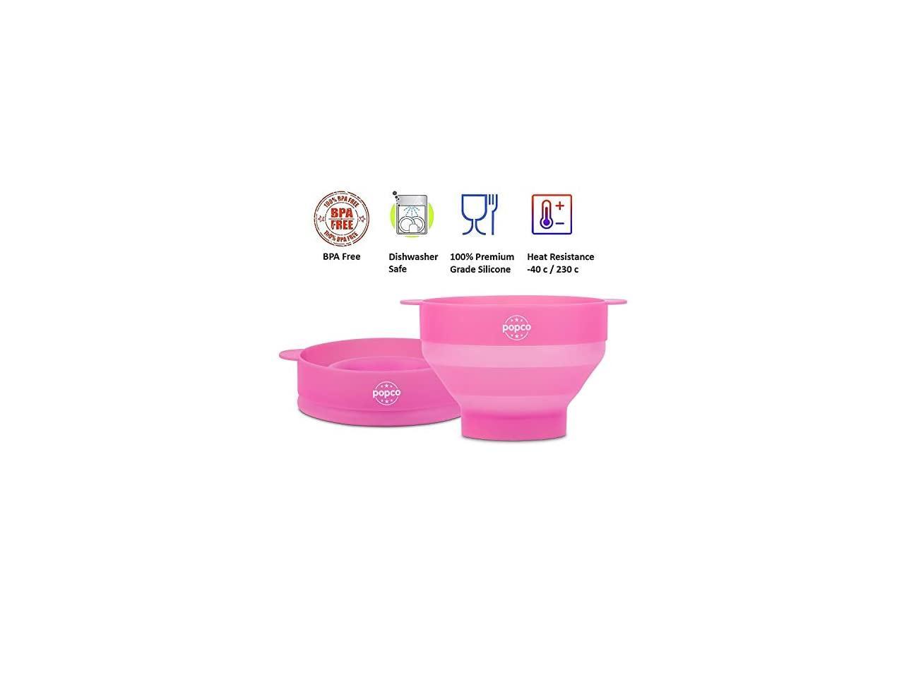 The Original Silicone Microwave rn Popper with Handles, Silicone rn