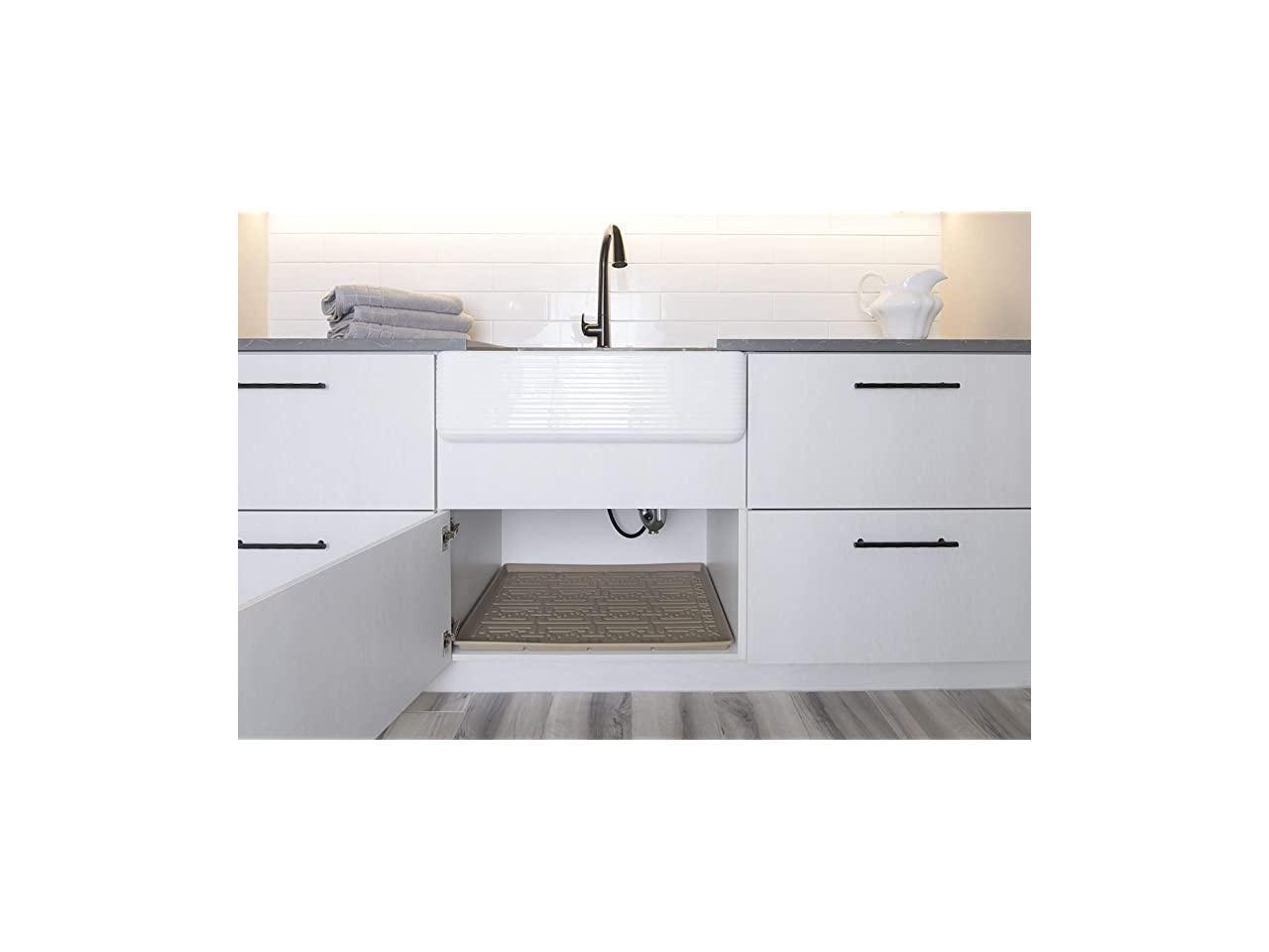 Under Sink Bathroom Mat, Pick Your Size, 22" x 19", Waterproof