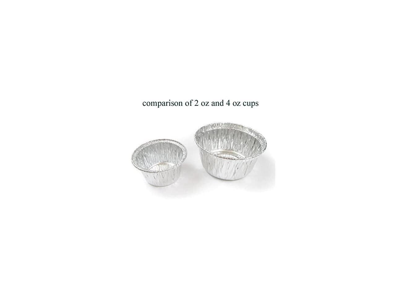 Aluminum Individual 2 oz. Foil Cups individual Dessert Cups sauce