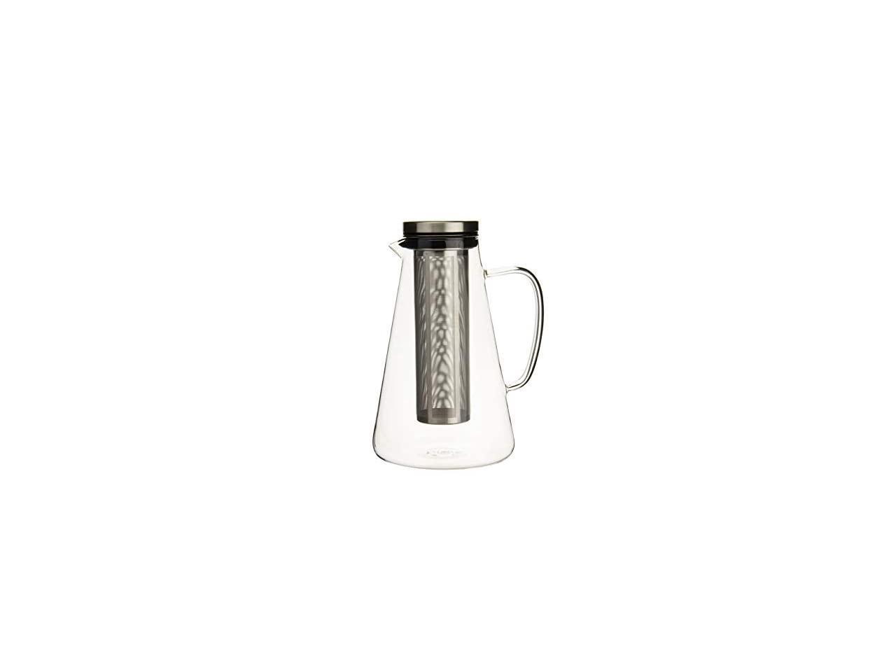 Ice Tea Pitcher with Lid, 50.7 oz 100 Safe, Scratch Resistant