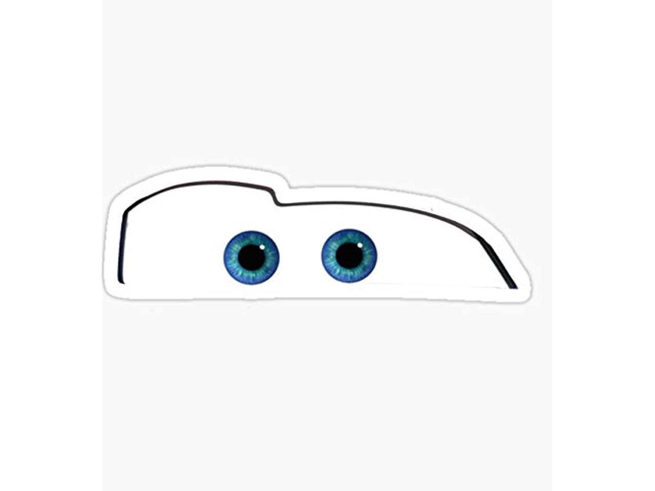 Lightning Mcqueen Eyes Sticker Graphic Auto, Wall, Laptop, Cell, Truck Sticker For Windows