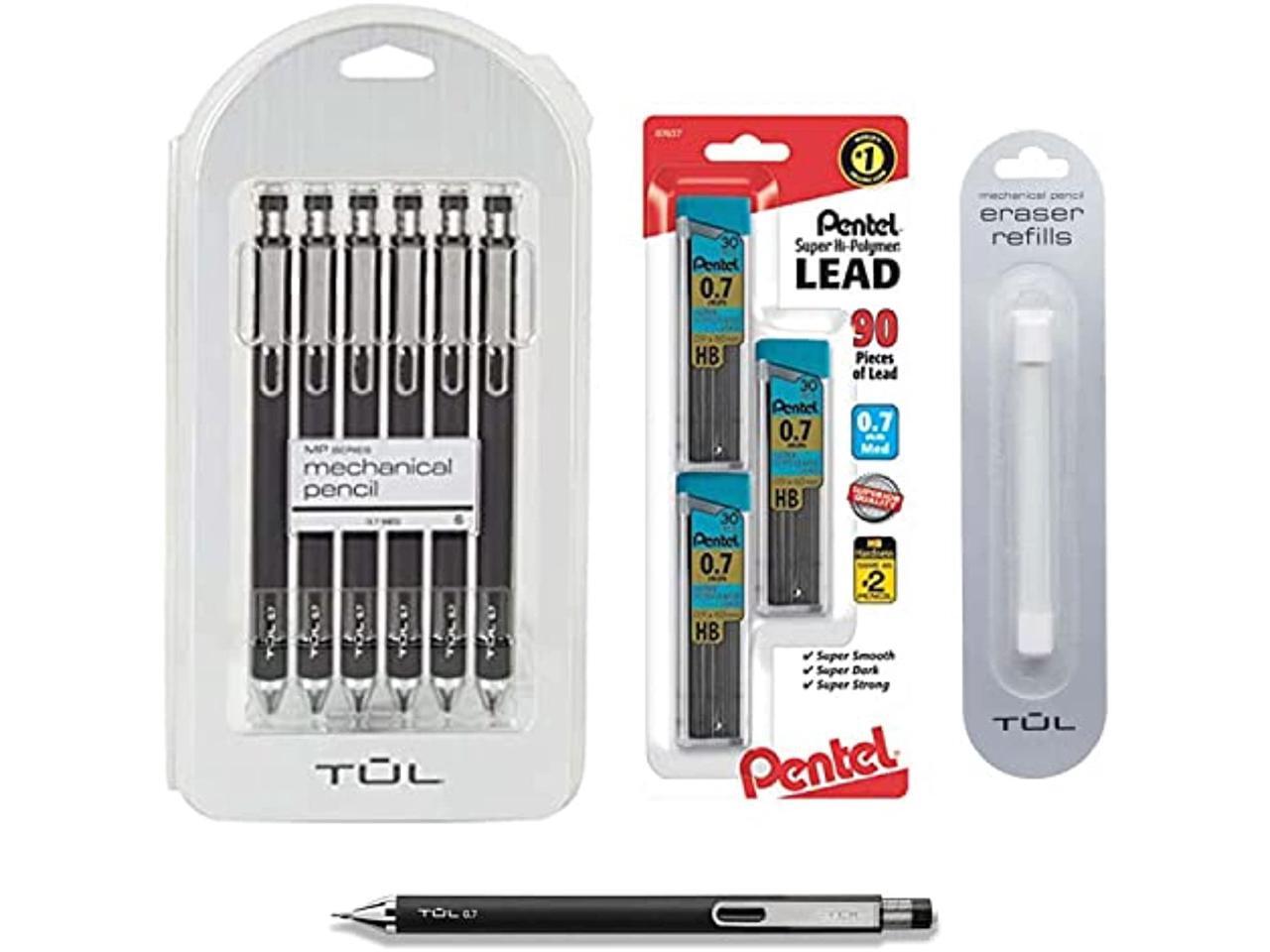 Tul Pencil Value Pack, 0.7Mm Tul Mechanical Pencils (6 Pack), Tul