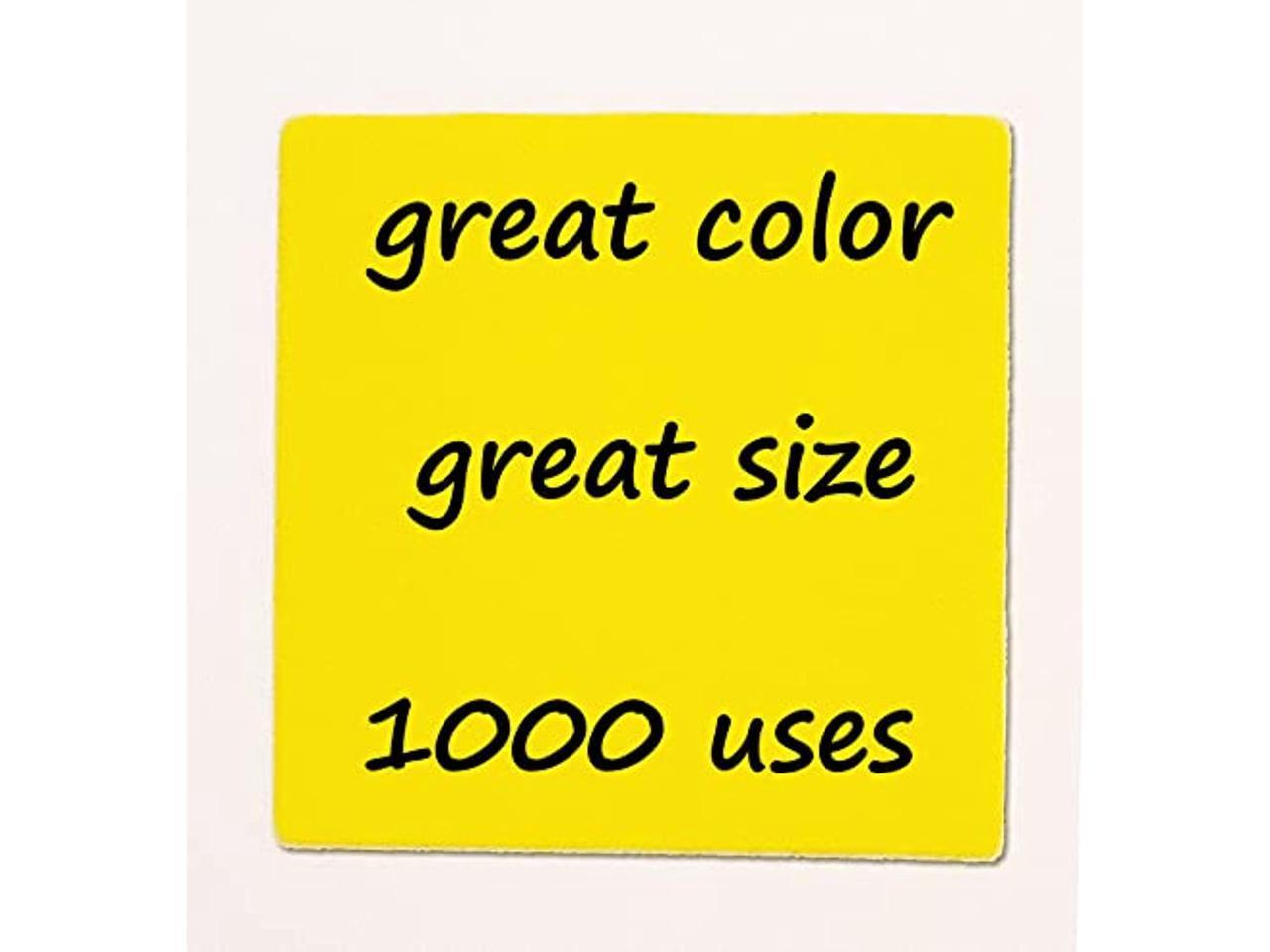 5X5 Dry Erase Sticky Notes Yellow 12Pack By Rdziin, SelfSticking Dry