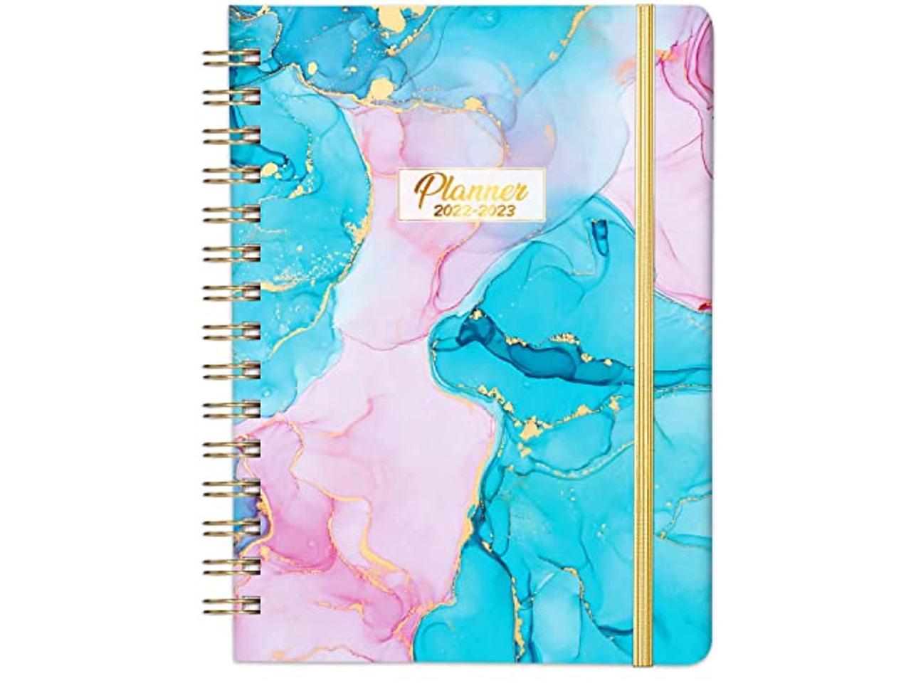 Inner Pocket Weekly and Monthly Planner 2022 from January 2022 to December 2022 Planner 2022 with Elastic Closure Coated Tabs 6.3 x 8.4 2022 Planner 