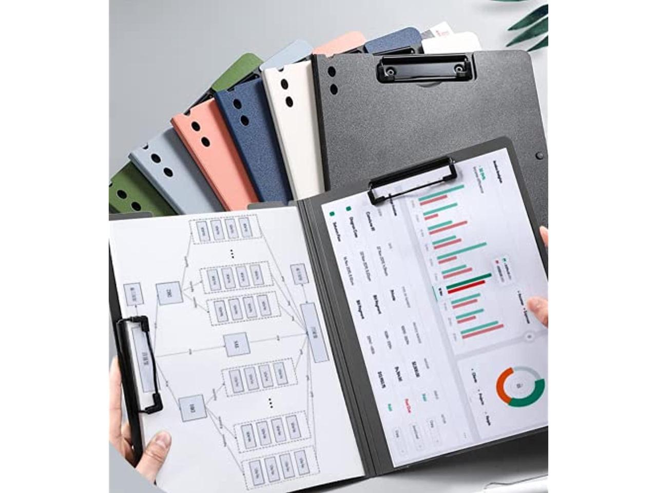 2 Pcs Folding Clipboard,Waterproof File Folder Clipboards,A4 Or A3 Size