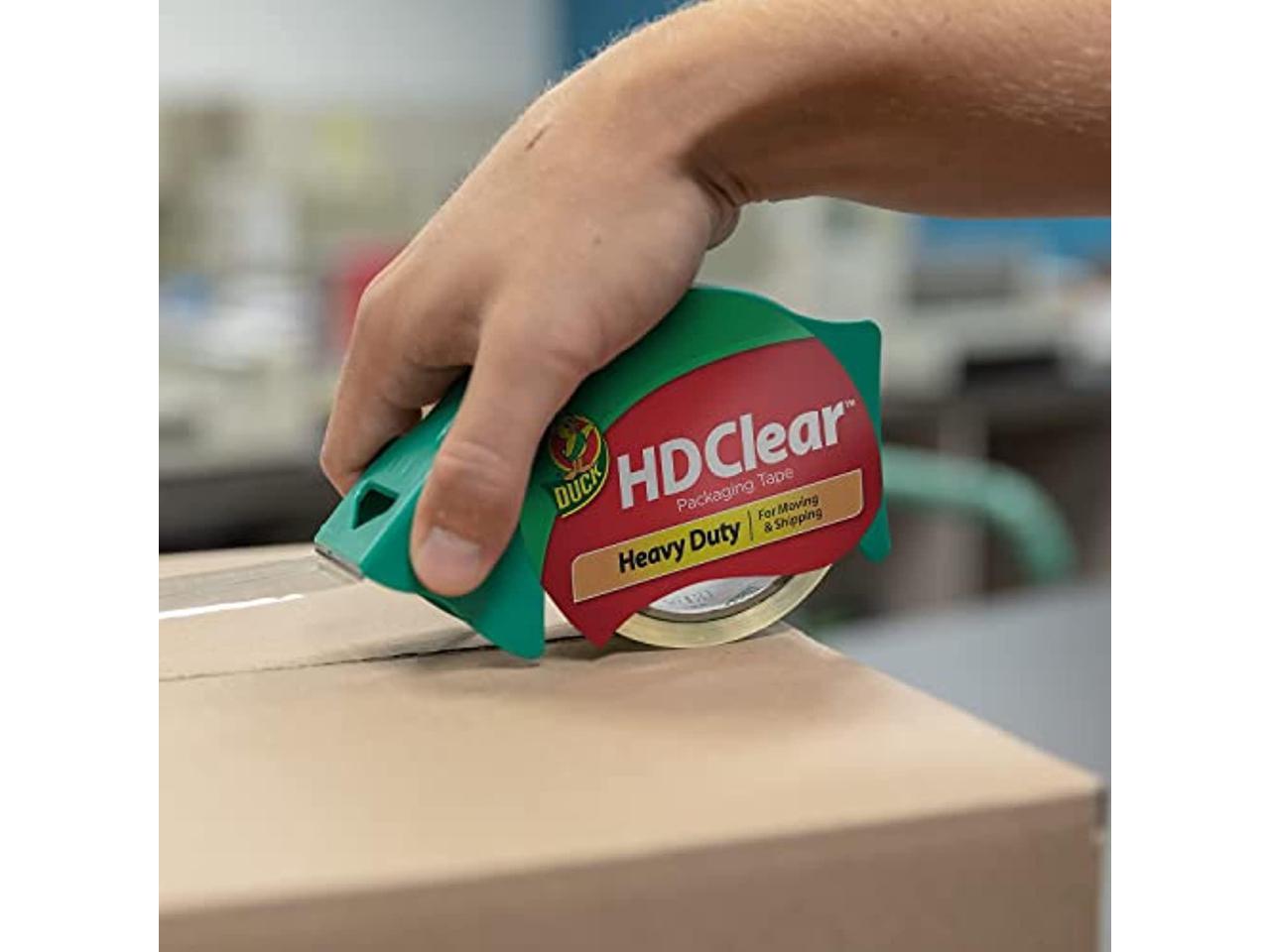 Duck Heavy-Duty Carton Packaging Tape 3" x 55yds Clear 6/Pack 0007496