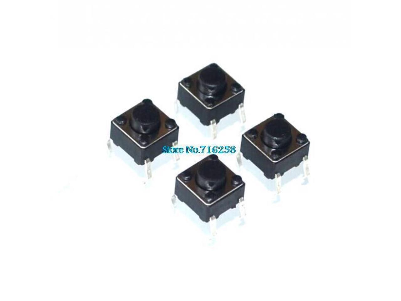 100pcs 2pins Tactile Push Button Switch Tact Switch 6X6X5mm Momentary Pop_UK.dr 