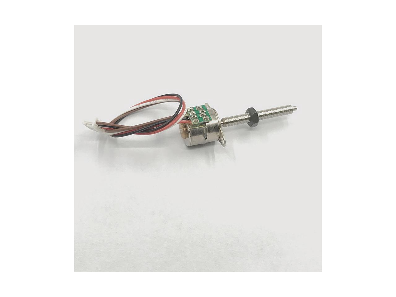 NMB DC 5V Micro 25mm 2-phase 4-wire Stepper Motor Linear Telescopic Screw Shaft 