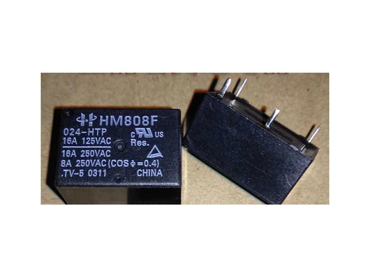 HM808F-024-HTP Power Relay 16A 24VDC 4 Pins x 10pcs 