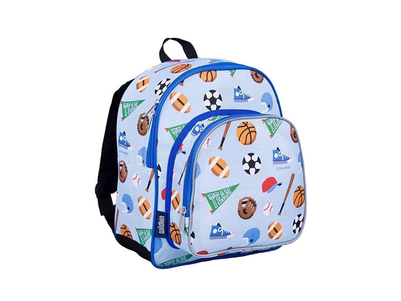 Boys and Girls Ideal for Daycare Preschool and Kindergarten Perfect Size for School and Travel Wildkin Backpack for Toddlers Game On Moms Choice Award Winner 