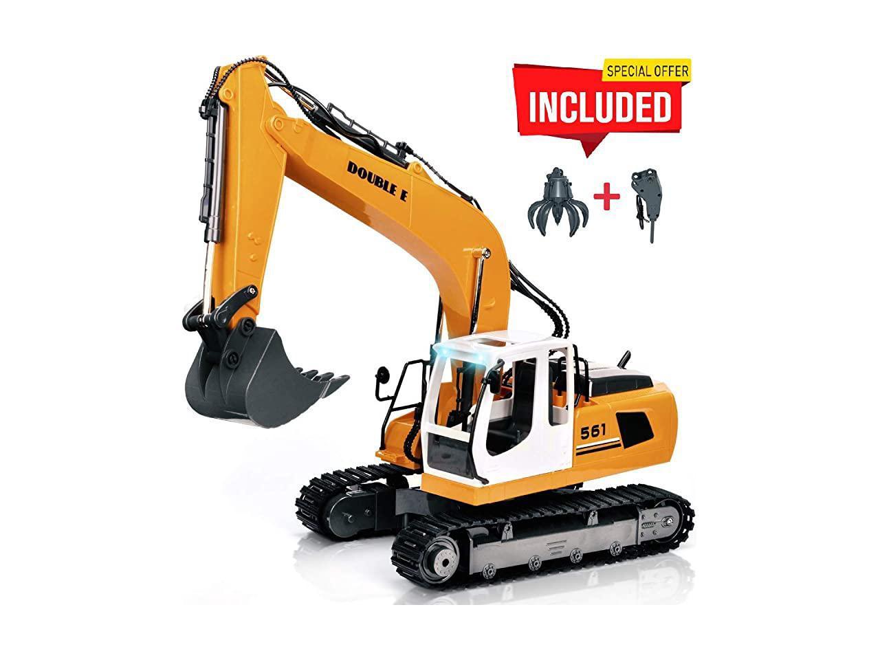 17 Channel Full Functional RC Excavator Metal Shovel Remote Control Constructio 