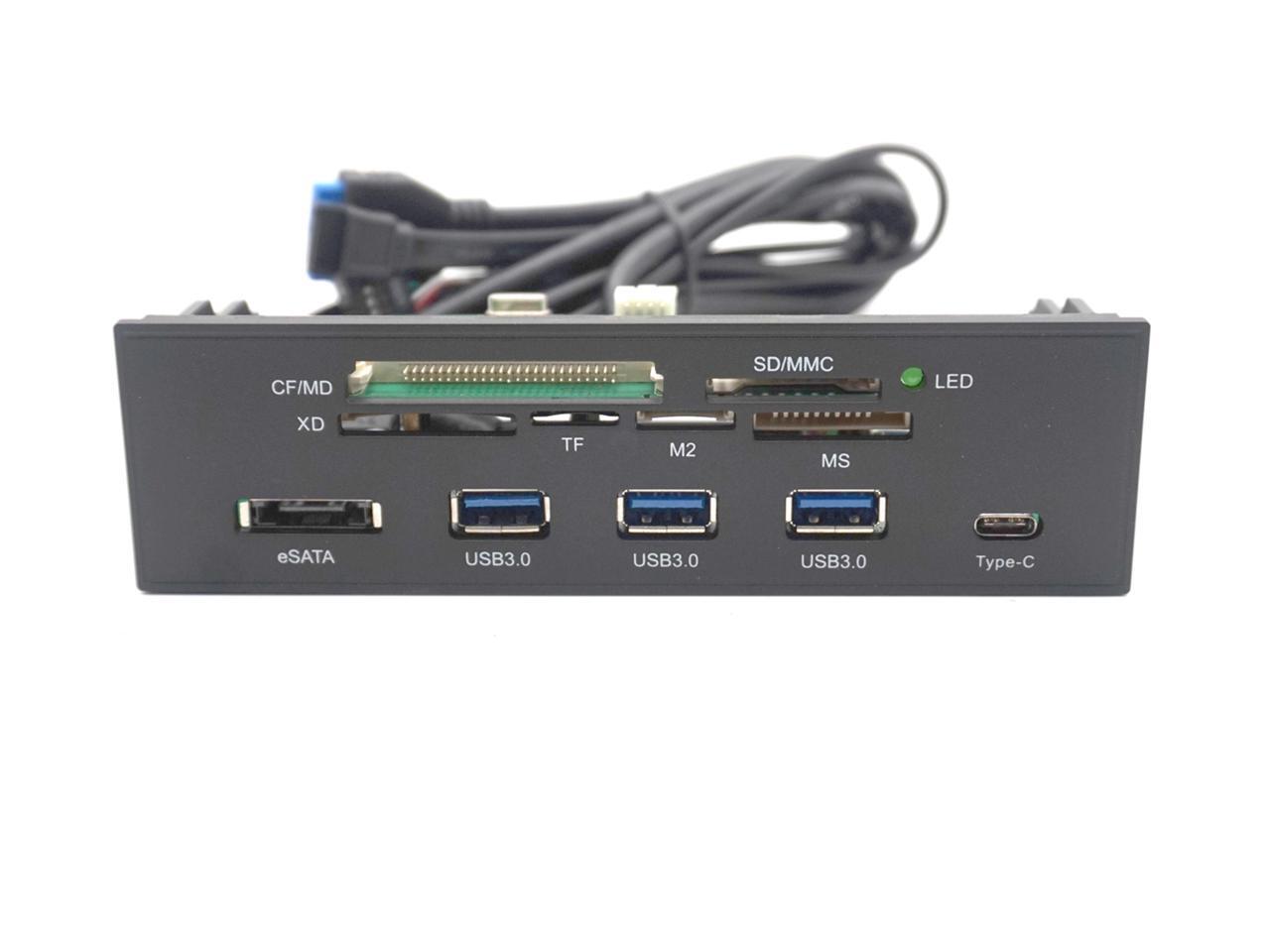 Weastlinks 5.25" Internal Card Reader Media MultiFunction Dashboard PC