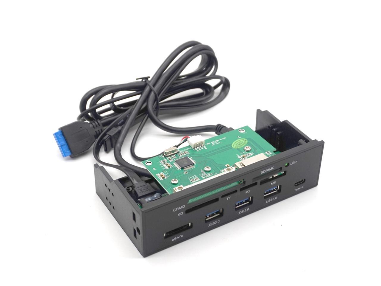 Weastlinks 5.25" Internal Card Reader Media MultiFunction Dashboard PC