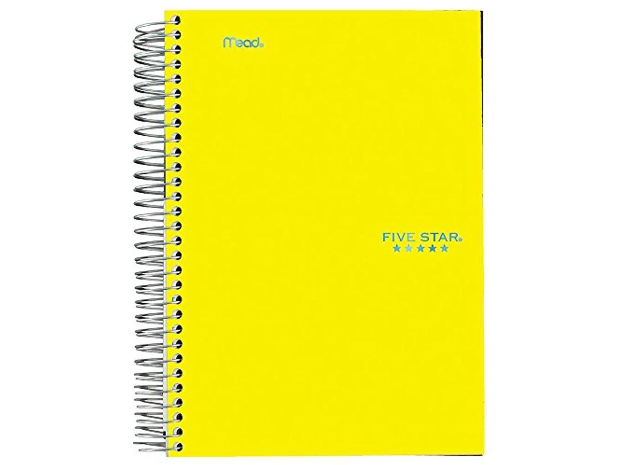 1 Subject 100 Sheets Lined Paper Spiral Notebook Colored Small Note Book Black College Ruled Paper 73969 Home School Supplies for College Students & K-12 Personal Size 7 x 4-3/8 