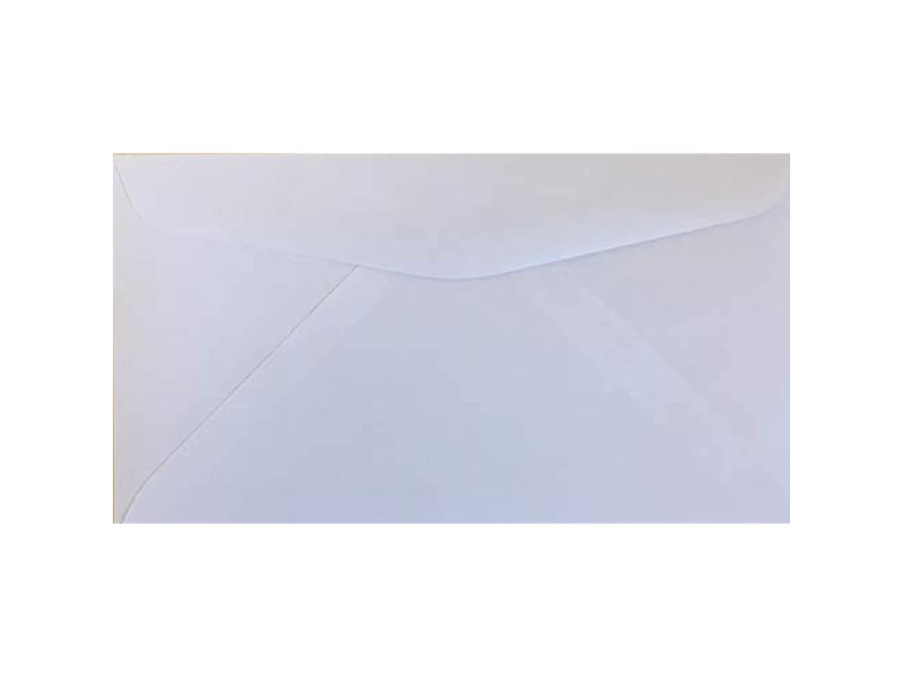 3 11/16 by 6 1/2 Inch - Gummed Seal 100 Pack Becks Printing Housekeeping Hotel Tip Envelope White 