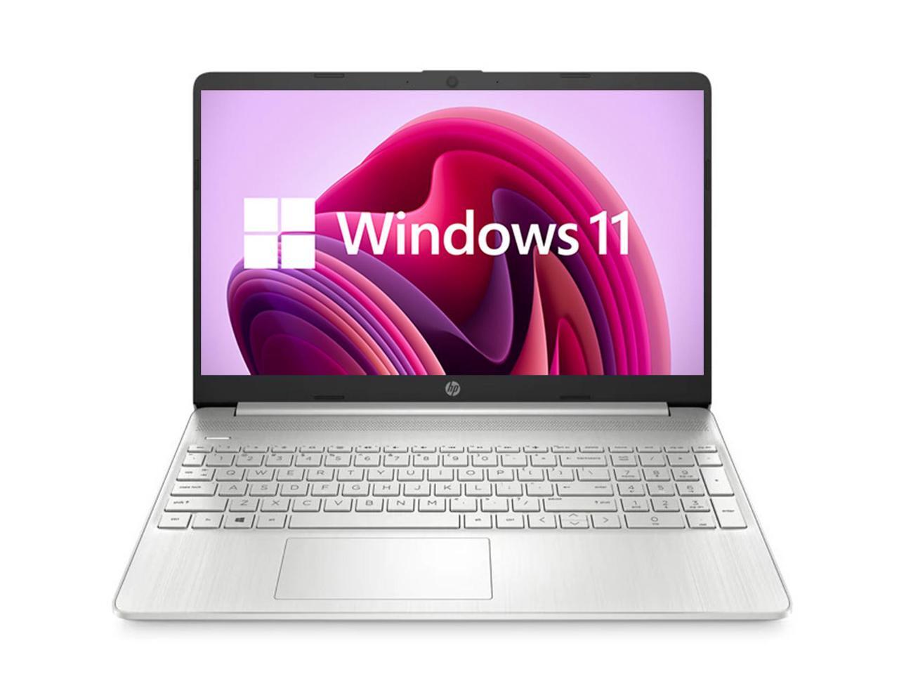 Windows 11 Home] Newest HP Laptop, 15.6” Full HD Touchscreen 