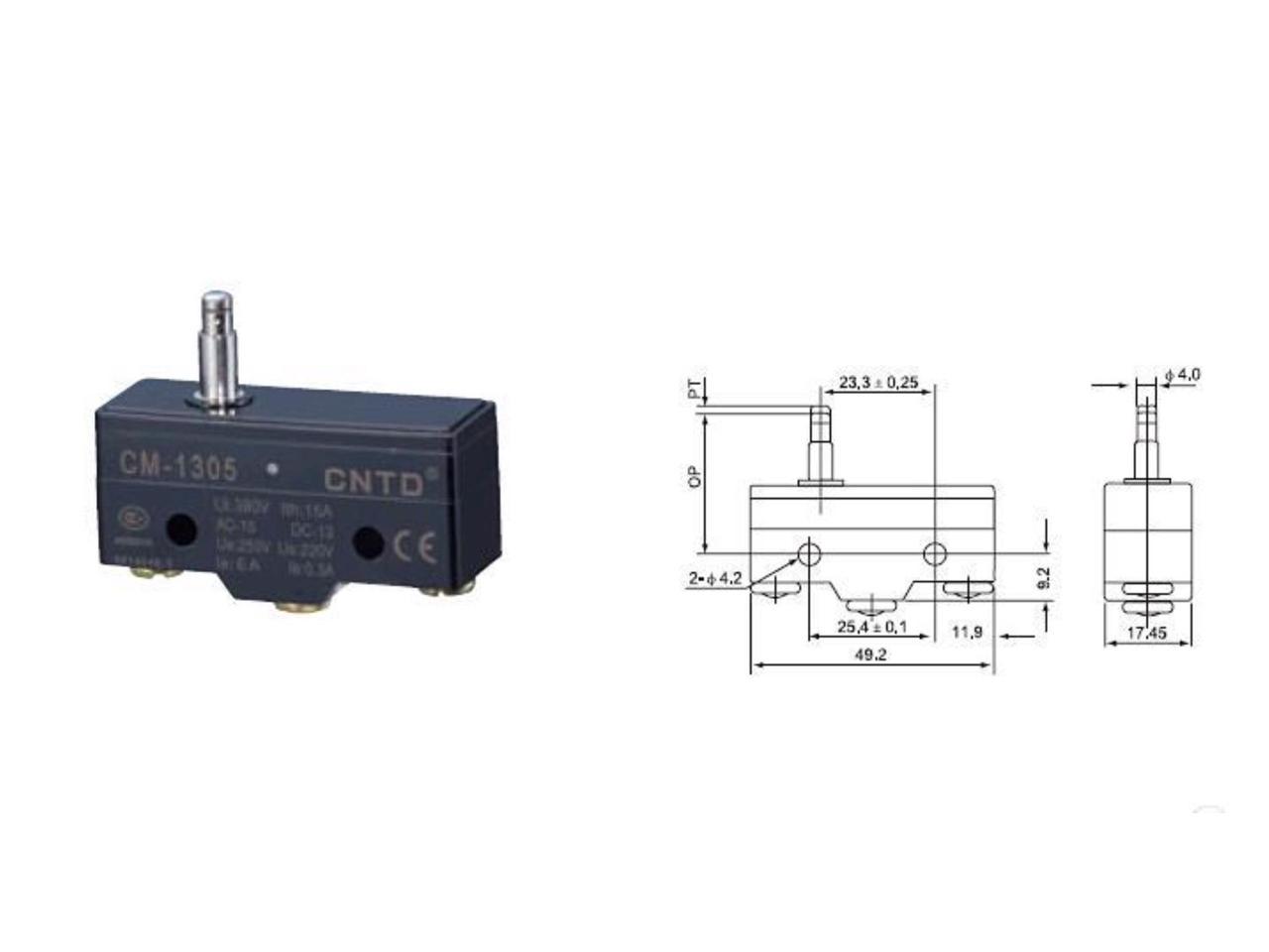 5pcs/lot CNTD CM-1308 Micro Switch Limited Switch 