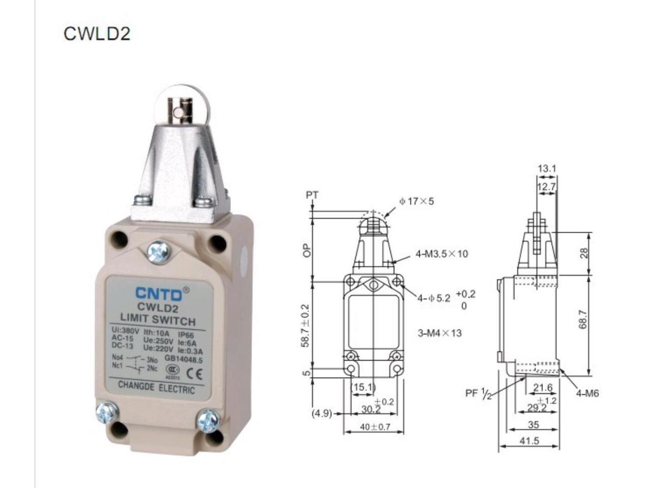 2Pcs/Lot Top Quality CNTD CWLD2 Limit Switch/Micro Switch , Strong aluminum  cast outer shell - Newegg.com