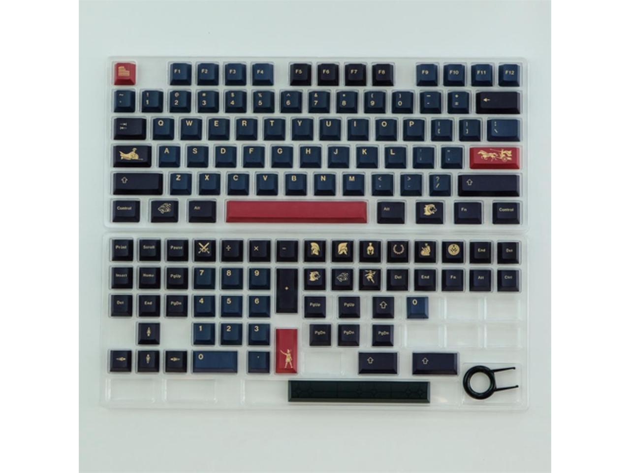 PBT Keycaps 129 Keys GMK Rome Keycaps Cherry Profile Dye Sublimation
