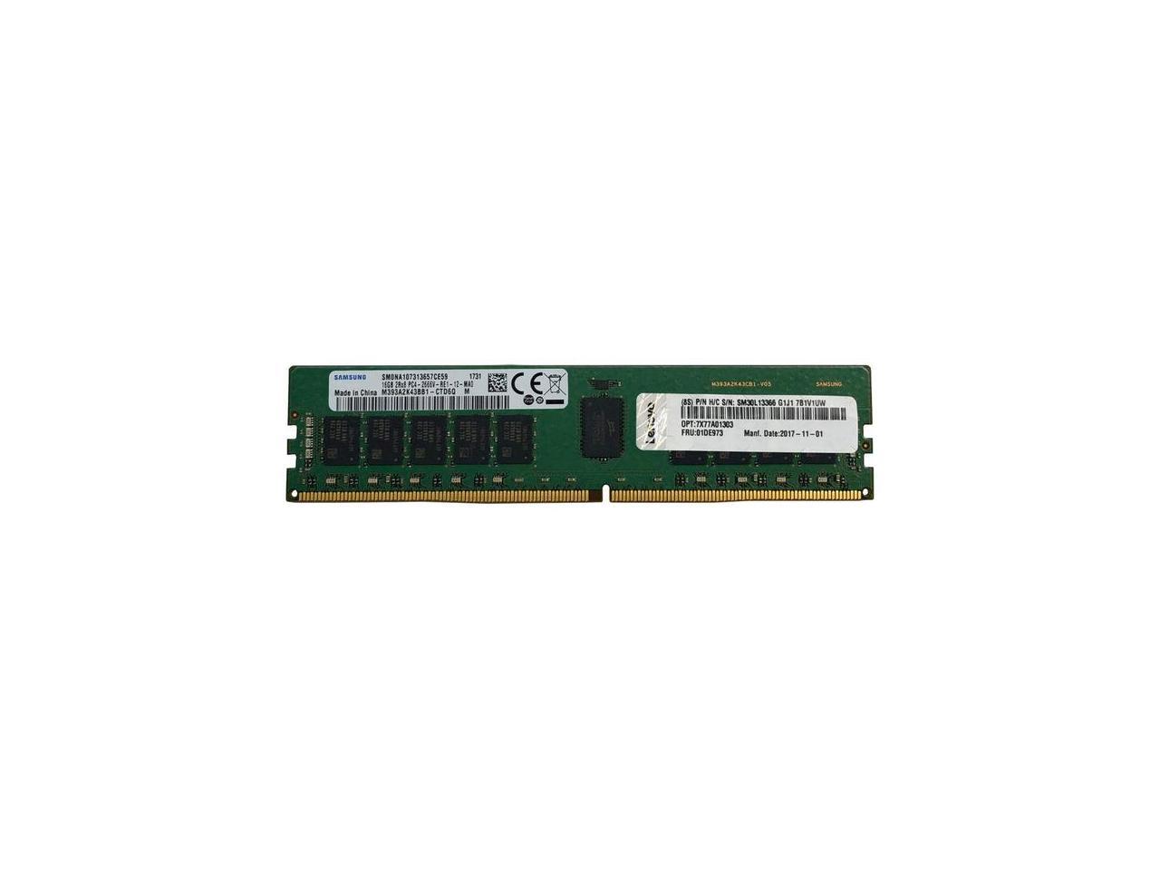 Lenovo 16GB TruDDR4 Memory Module - 16 GB - TruDDR4 - 2666 MHz  DDR4-2666/PC4-21333 - 1.20 V - ECC - Unbuffered - 288-pin - DIMM -  Newegg.com