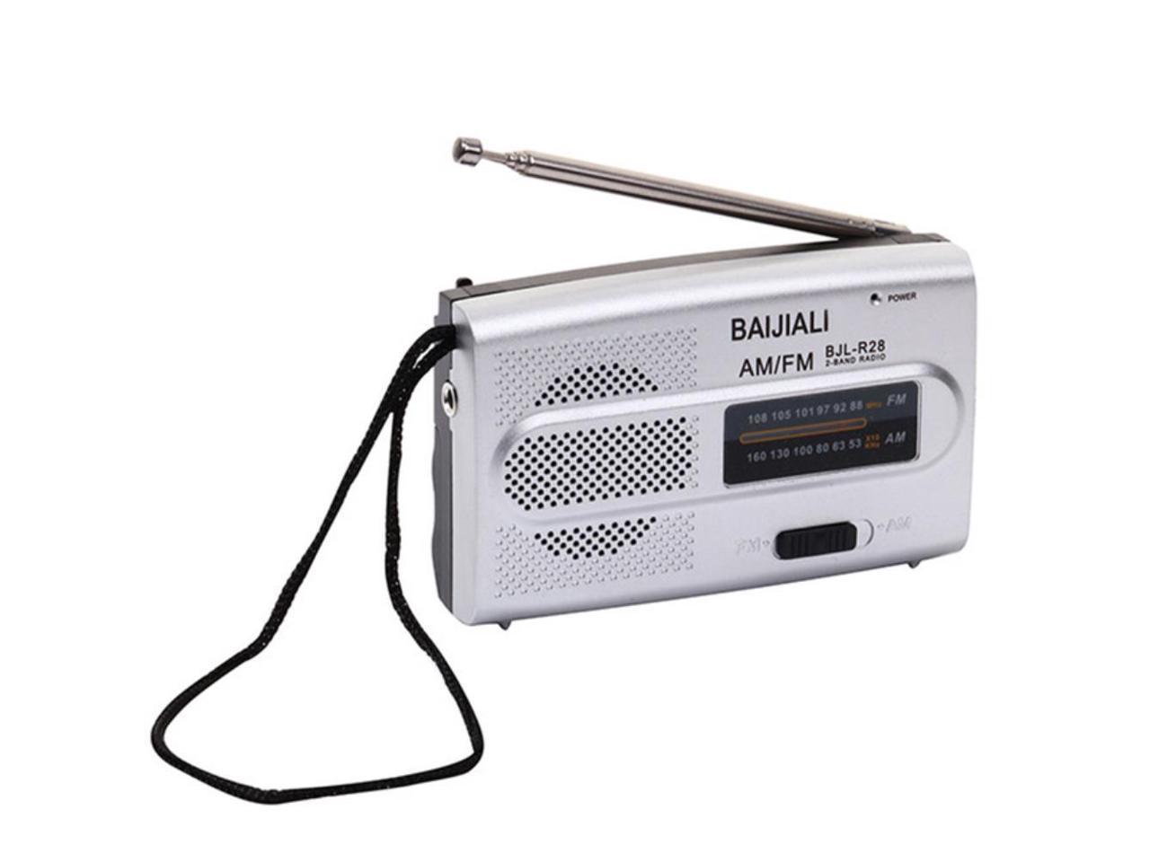 Digital Retro Radios Memory Function Handheld Short/Long Wave Radio Devices  Manual Channel Search Powered for Old People 