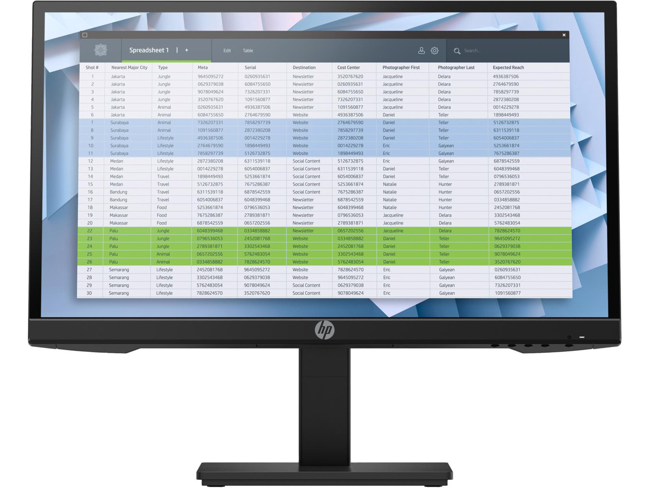 Refurbished: HP P22h G4 FHD LED Monitor 60hz 5ms IPS Panel Anti-Glare Low Blue Light Mode
