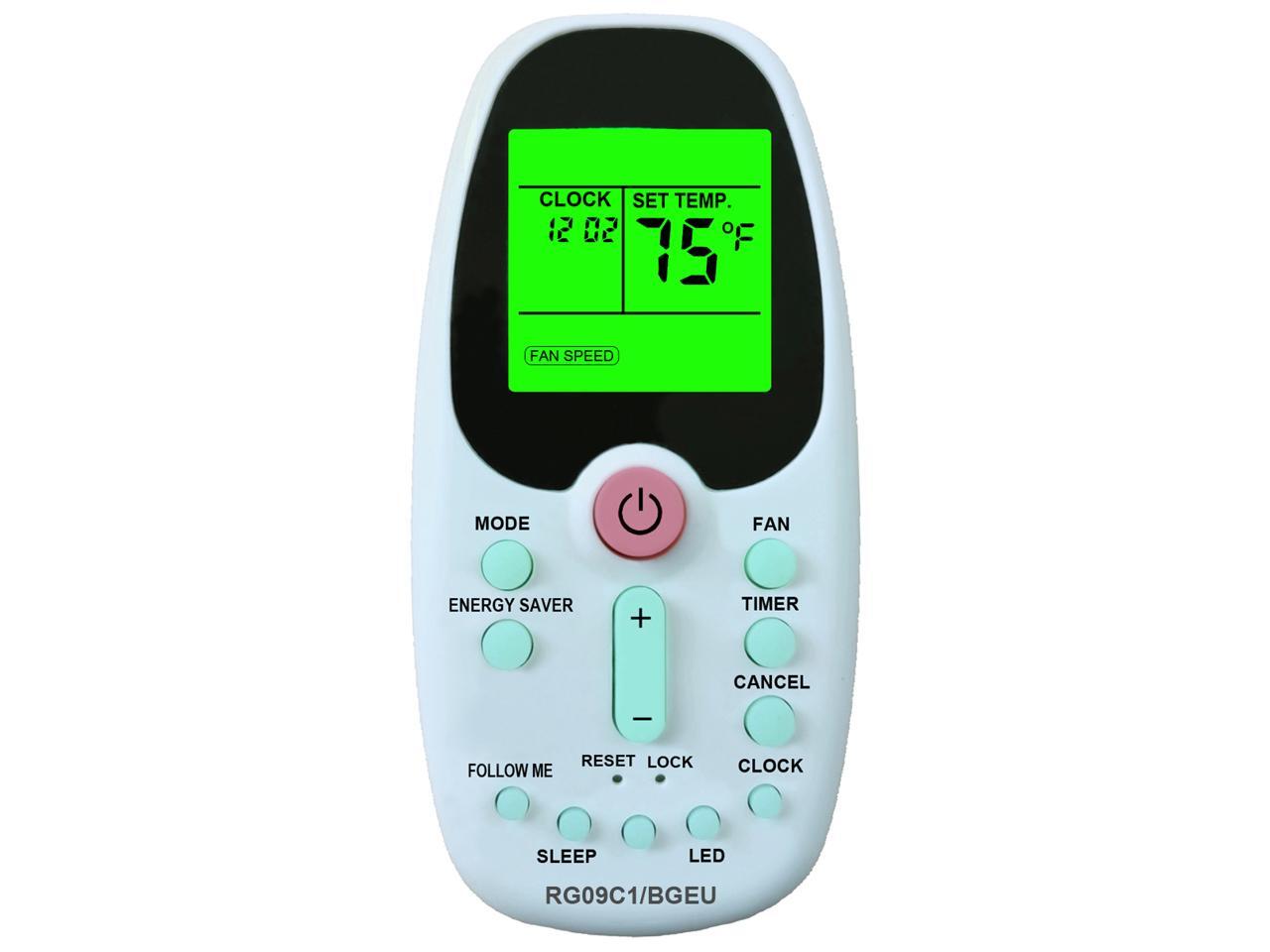 Replacement for Fedders Air Conditioner Remote Control AZ6R05F2A
