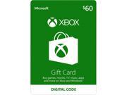 Deals on $60 Xbox Gift Card Email Delivery