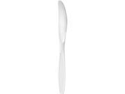 Plastic White Knives, Medium Weight, SOLO Heavyweight, Bulk Office  Breakroom Kitchen Cutlery