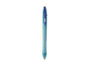 BIC® Penna a sfera con cappuccio ECOlutions Round Stic, Punta media 1 mm, Blu (confezione 60 pezzi) - Penne a Sfera Stick